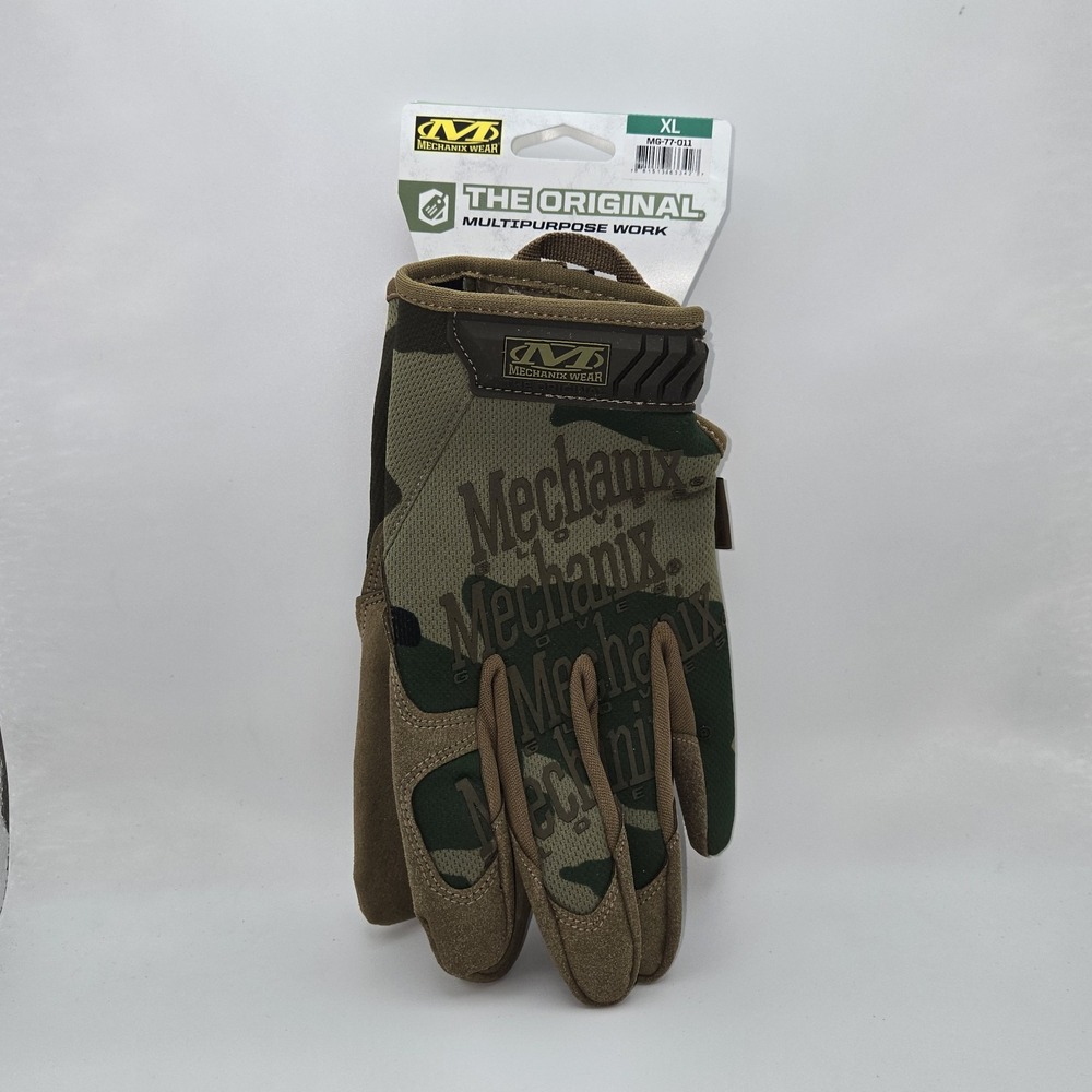 Mechanix Wear The Original MG-77-011 Work Gloves XL Woodland Camo NEW